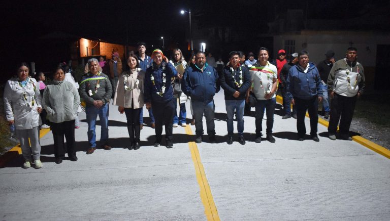 Margarito Rojas Parra inauguró la pavimentación de la calle «Emiliano Zapata» de la comunidad de La Libertad
