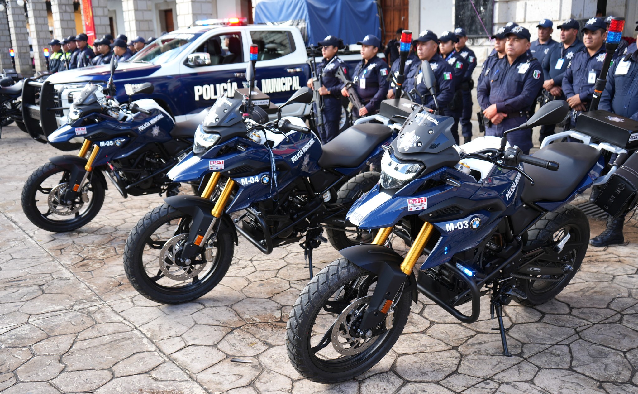 Zacapoaxtla refuerza la Seguridad Ciudadana con moto patrullas para recorridos en el Municipio